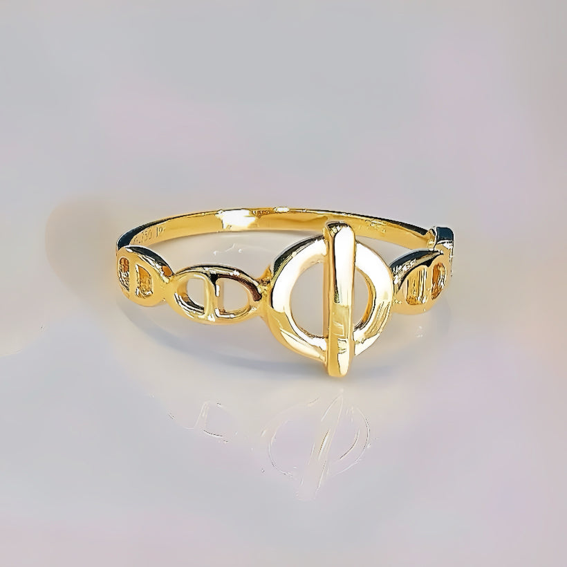 Classic 18k Gold Ring (Item No. HFR025)
