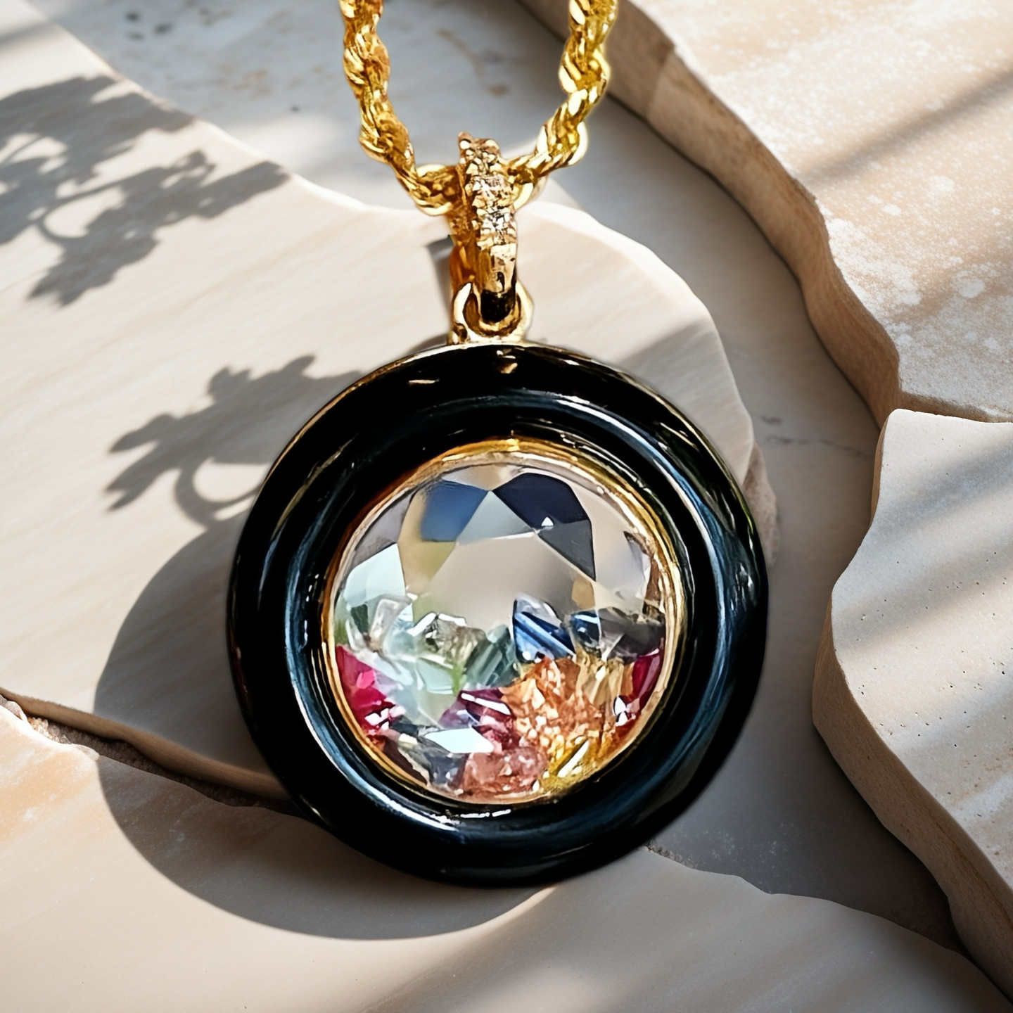 Vintage 18k Gold Diamond Pendant (Item No. VT099)