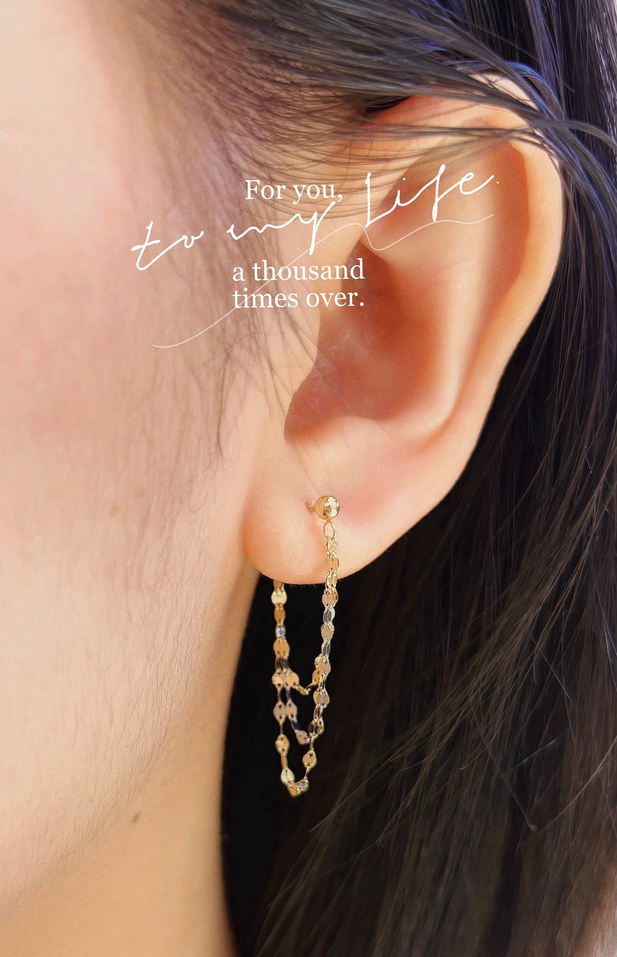 18k Gold Earring (Item No. SJER023)
