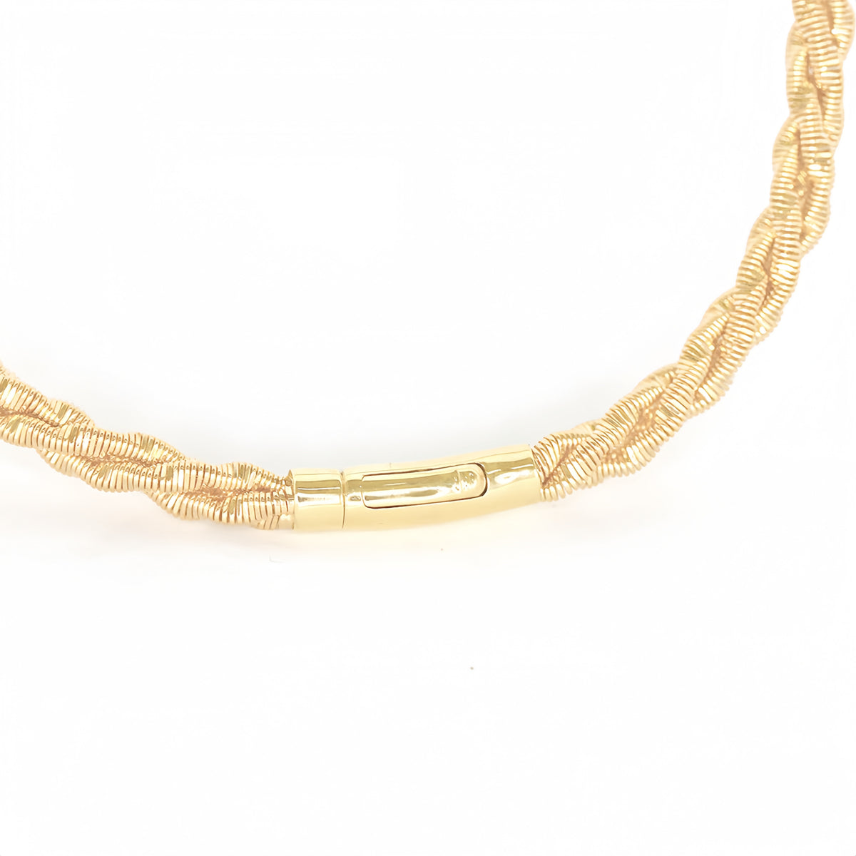 Electroforming Twisted 18K Gold Bracelet (Item No. DG061CB)