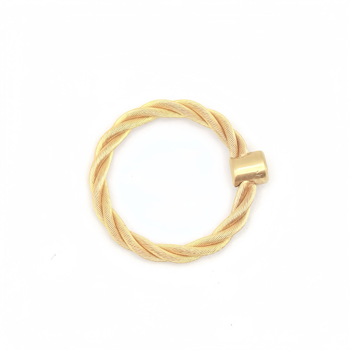 Twisted 18k Gold Diamond Ring (Item No. SH071CR)