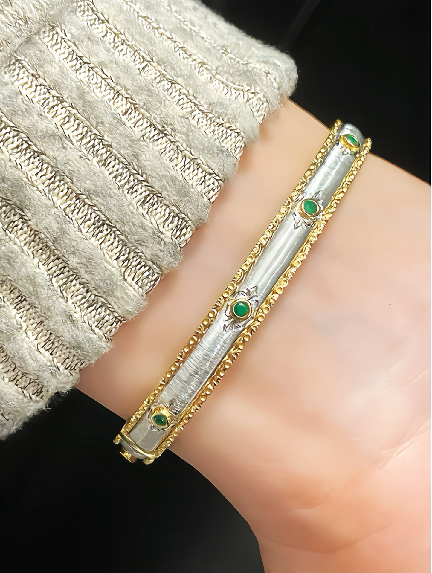 Vintage 18k Gold Diamond Bracelet (Item No. VT146)