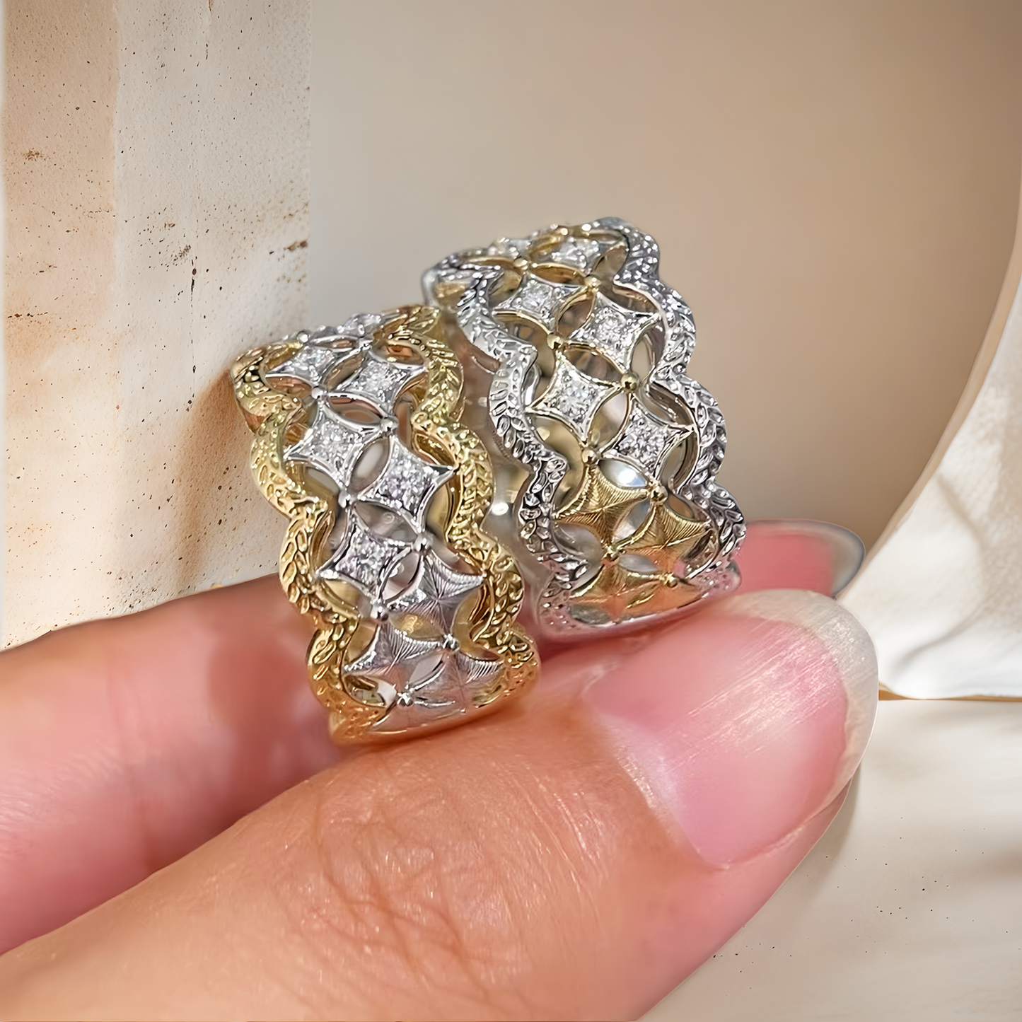 Vintage 18k Gold Diamond Ring (Item No. VT145)