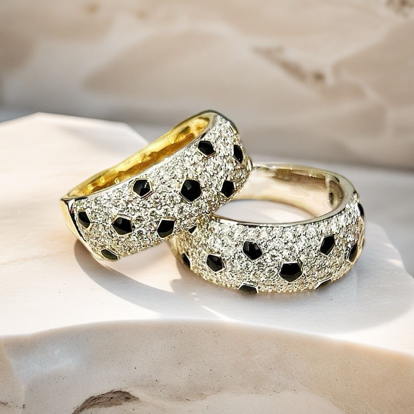 Black panther 18k Gold Diamond Ring (Item No. VT142)