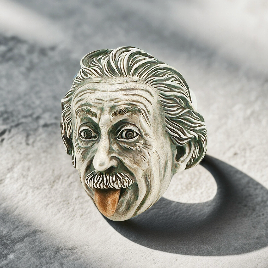 Einstein Silver Ring (Item No. SC019)
