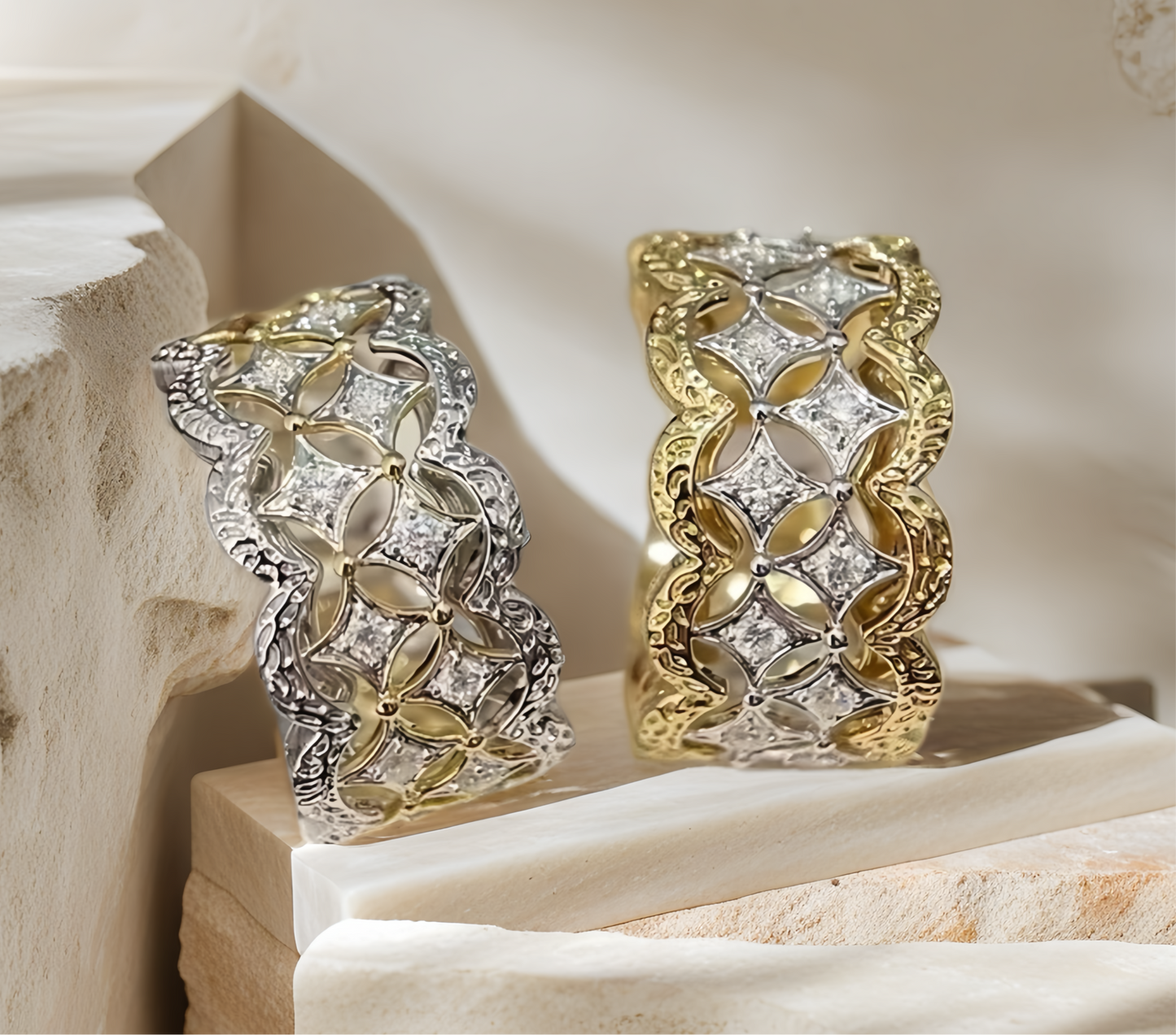 Vintage 18k Gold Diamond Ring (Item No. VT145)