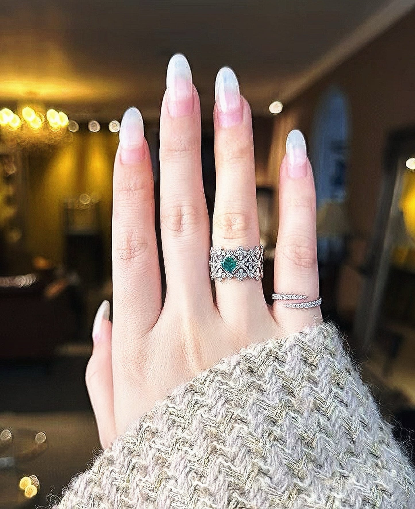 Vintage 18k Gold Diamond Ring (Item No. VT036)