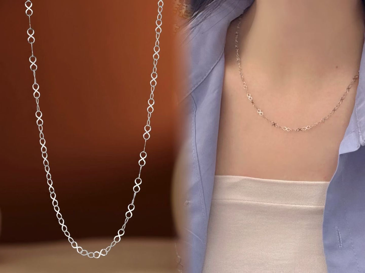 Eight Shape 18k Gold Necklace (Item No. HFN008)