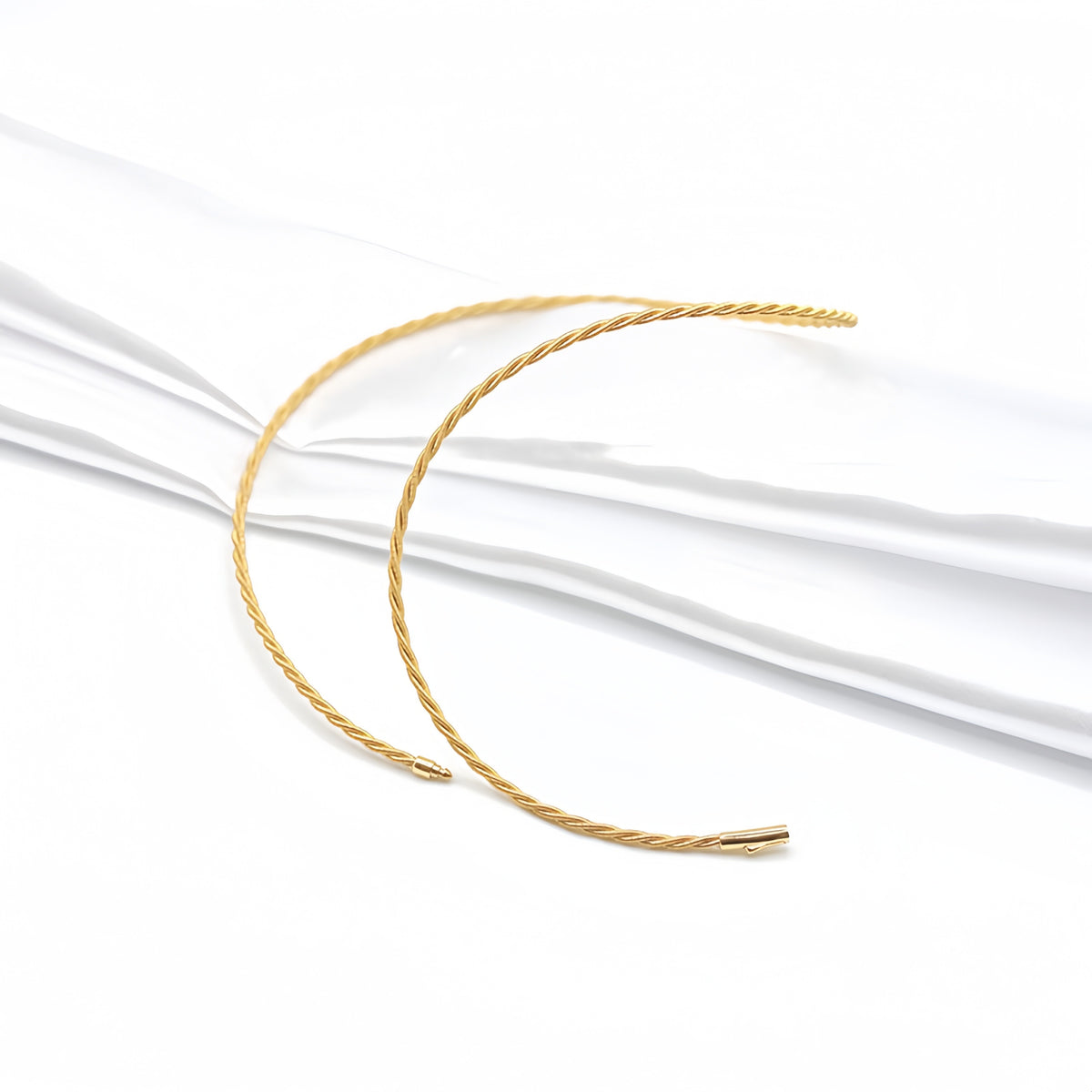Large Twisted 18k Gold Necklace (Item No. SX021CN)