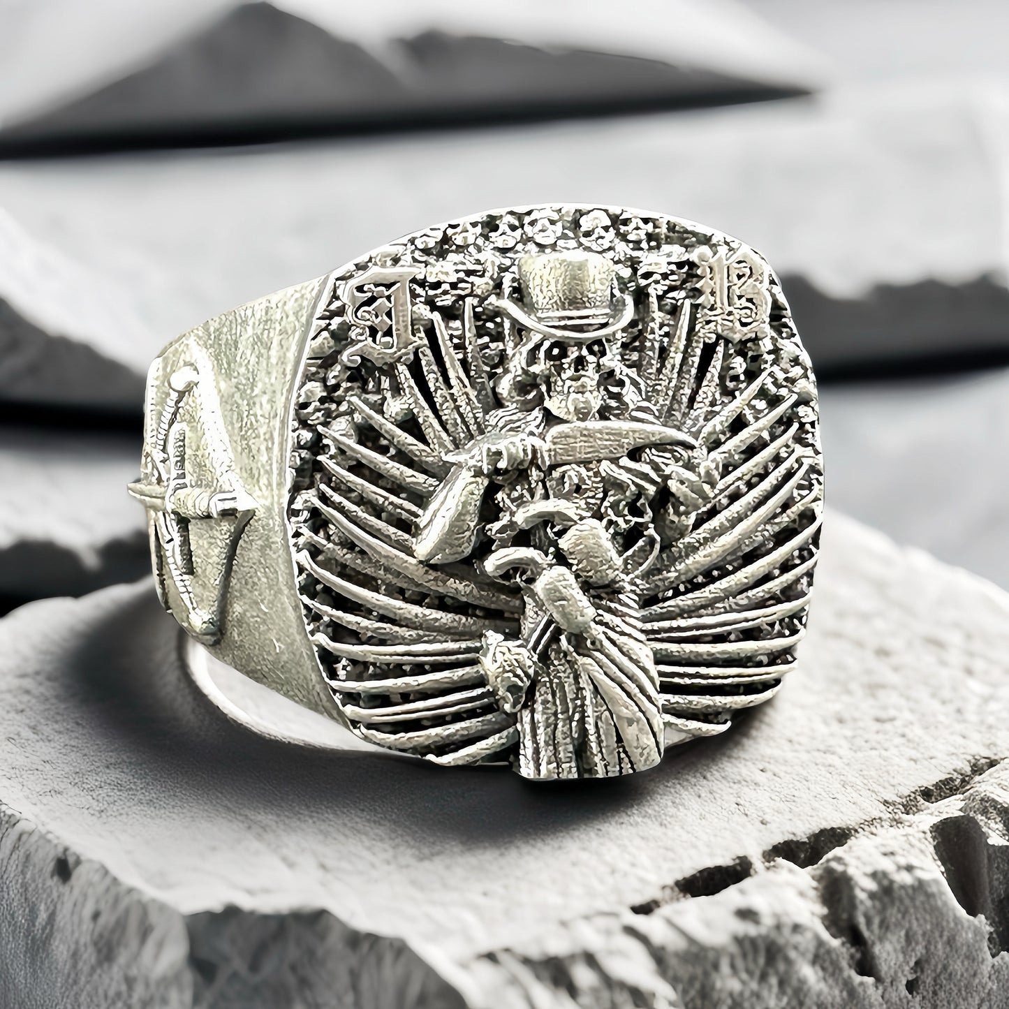 The Kali Yuga Series Ring Set (Item No. KYRNFT)