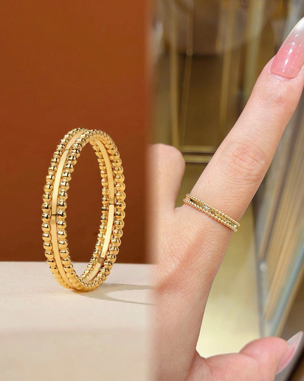 Classic 18k Gold Ring (Item No. HFR007)