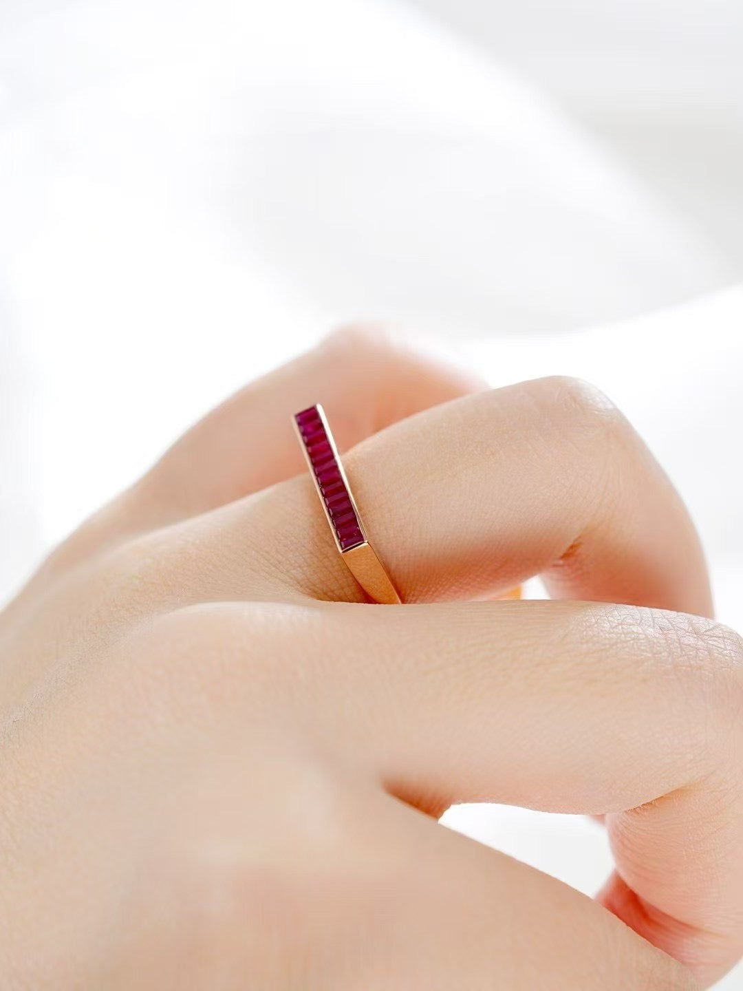 Ruby 18k Gold Ring (Item No. SA118)