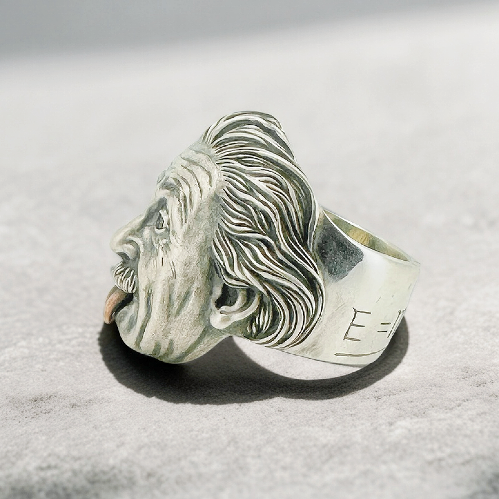 Einstein Silver Ring (Item No. SC019)