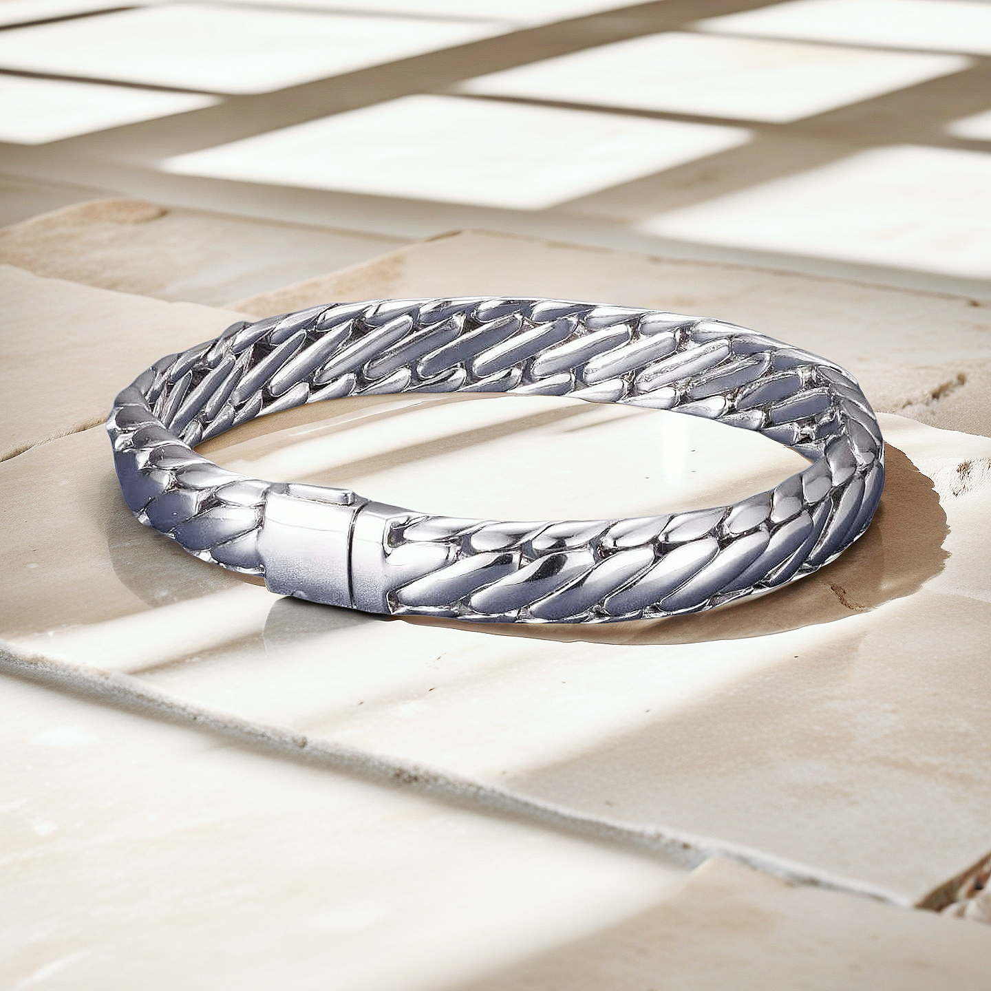 Classic Platinum Gold Bracelet (Item No. GB0042)