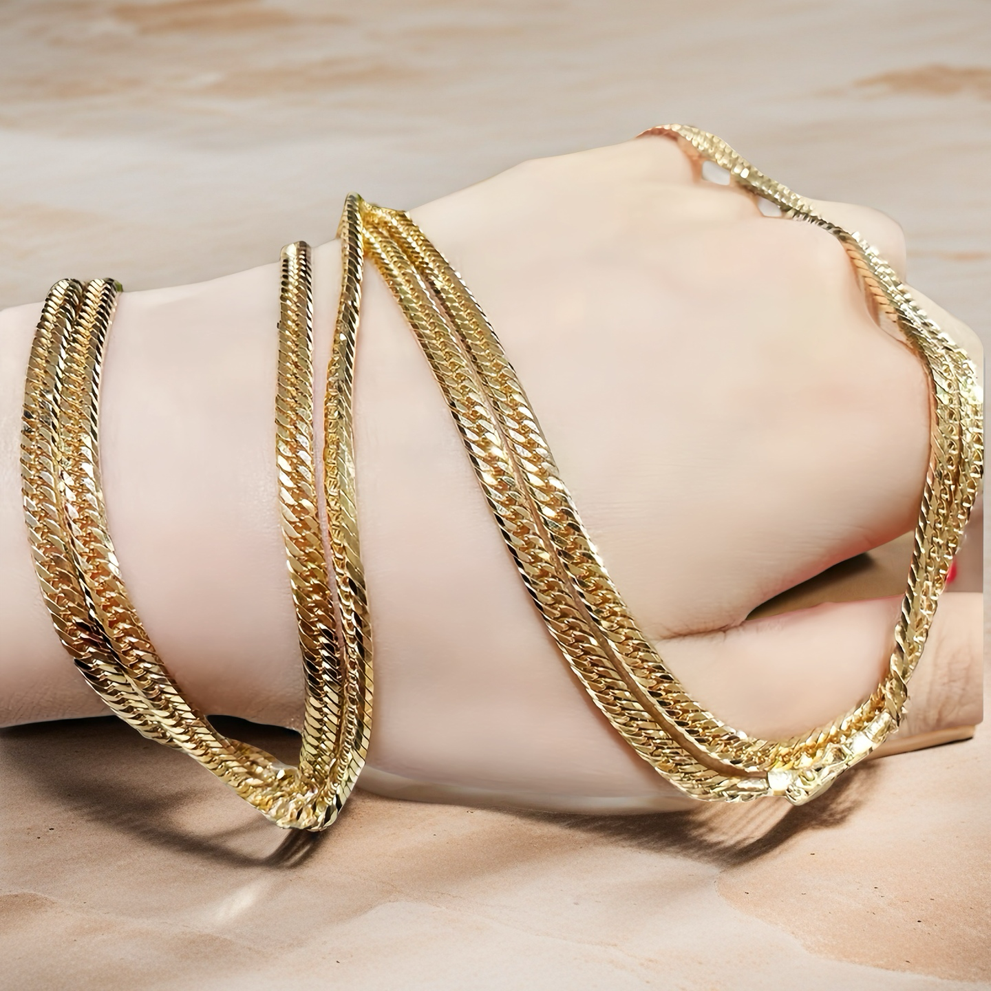 Fashion 18k Necklace Chain (Item No. GN0012)