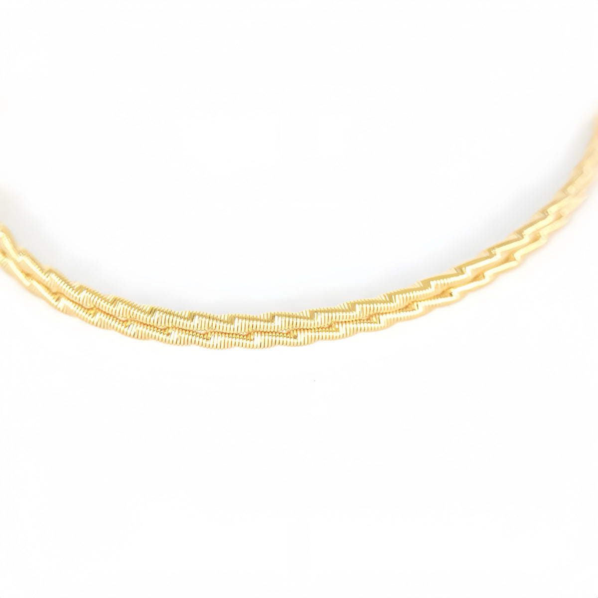 Electroforming Twisted 18K Gold Bracelet (Item No. DG031CB)