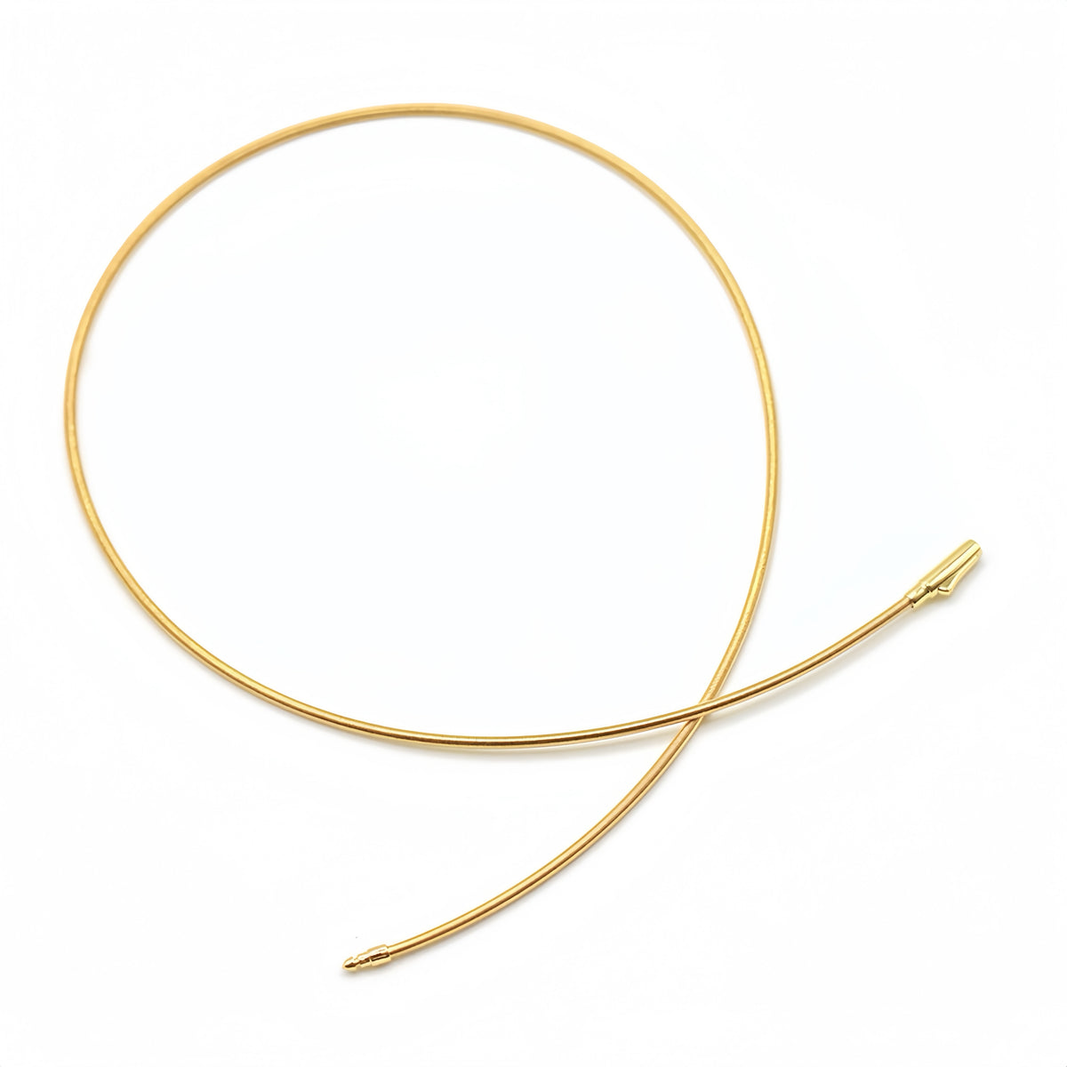 1.2/1.4/1.7mm Omega 18k Gold Necklace (Item No. SR011CN)