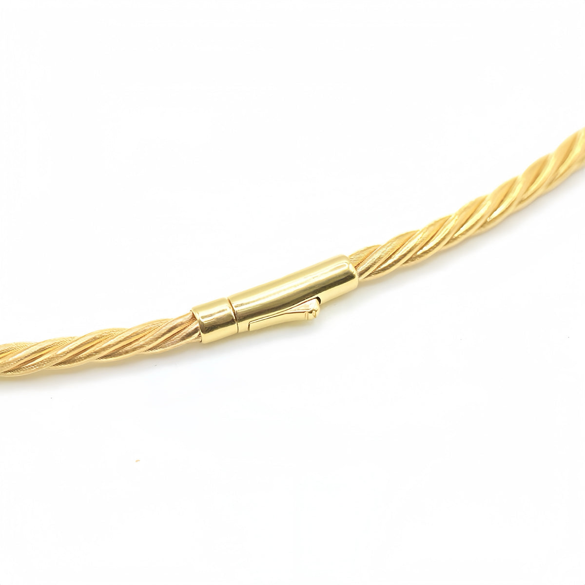 4 Strand Twisted 18k Gold Necklace (Item No. SH081CN)