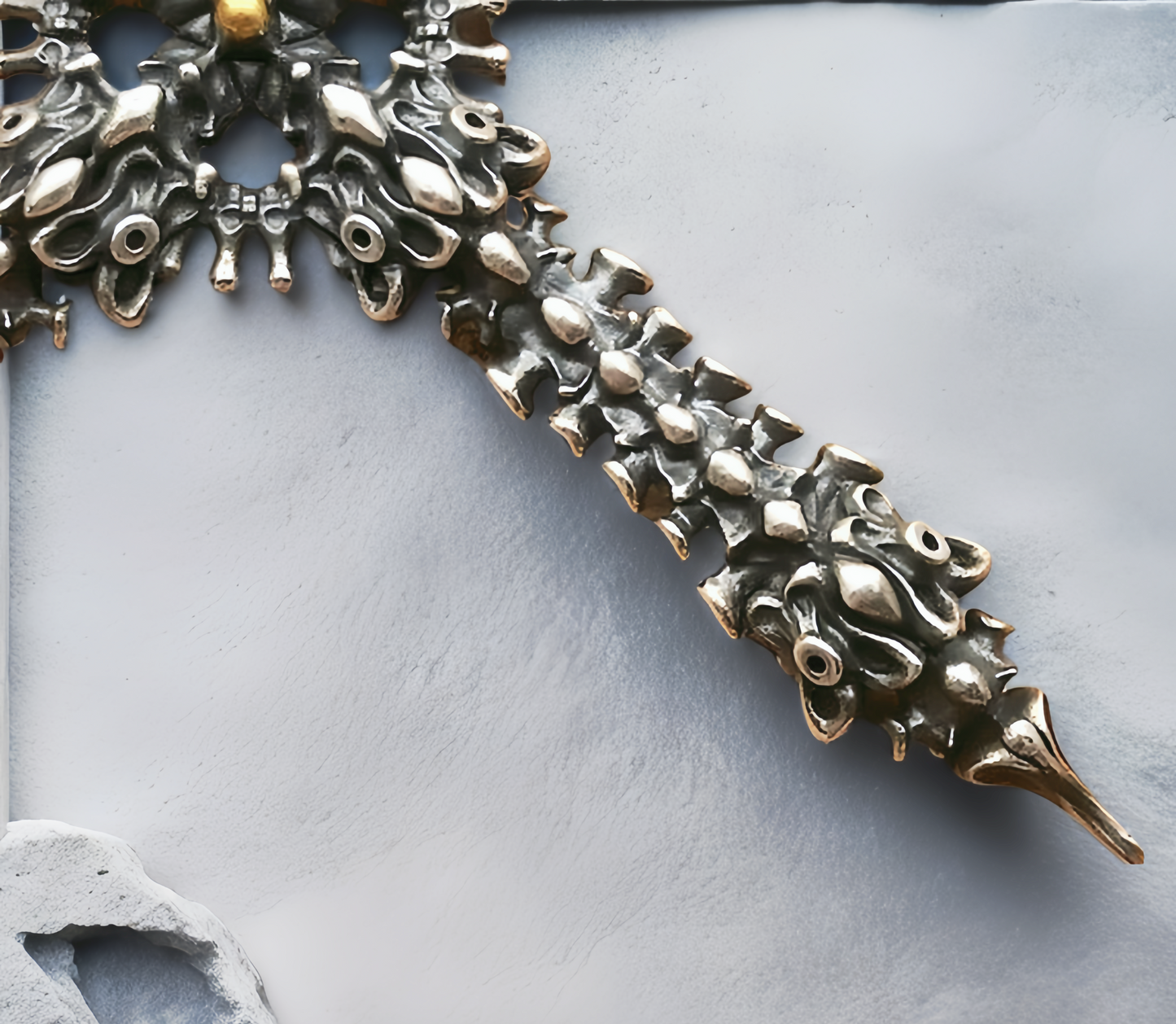 Skull & Cross Bone Silver Pendant (Item No. SC013)