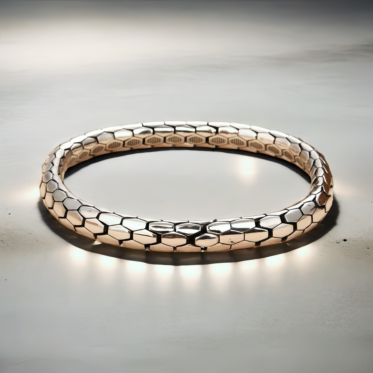 Snake Silver Bracelet (Item No. B0677)