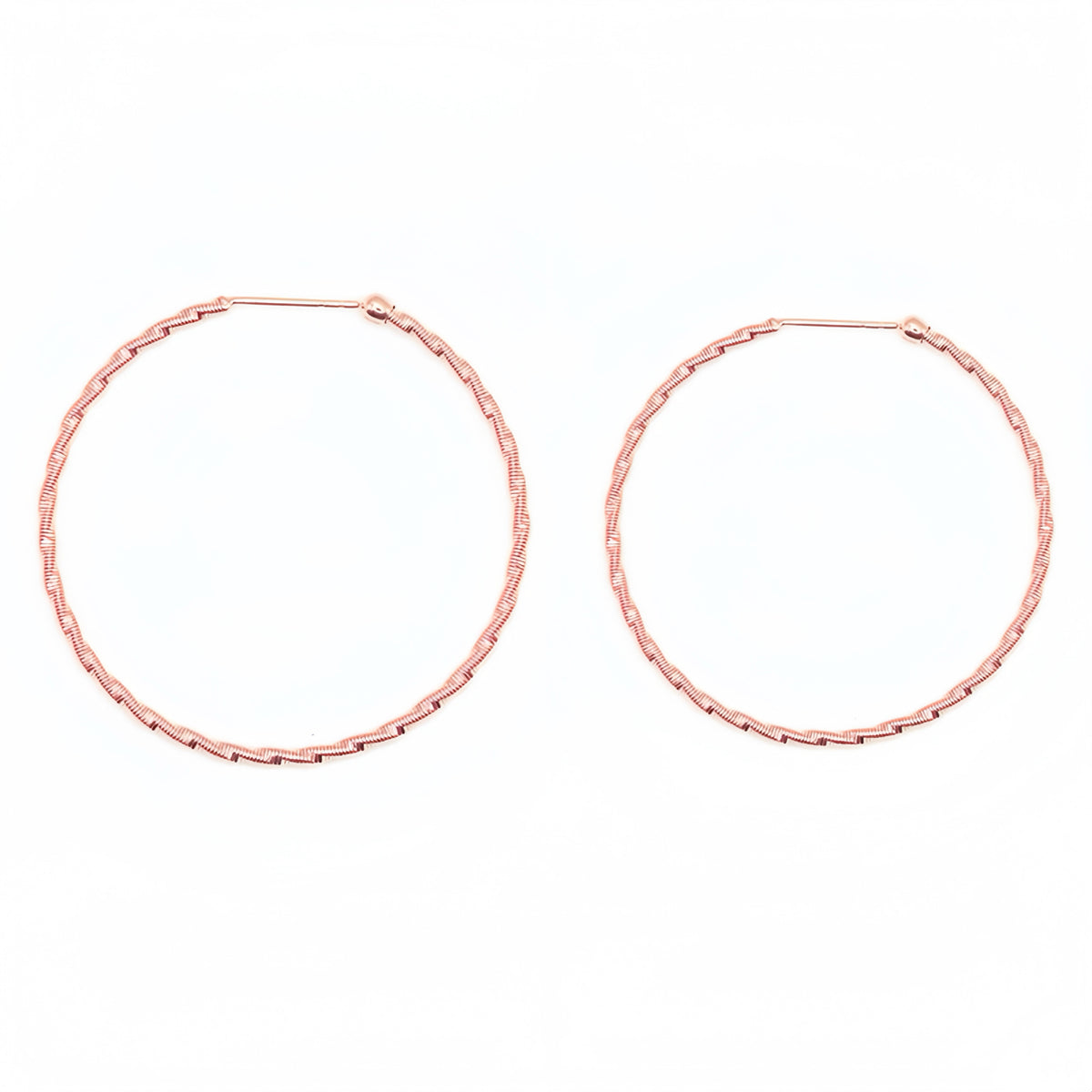 Electroforming Twisted 18k Gold Earring (Item No. DG173CR)
