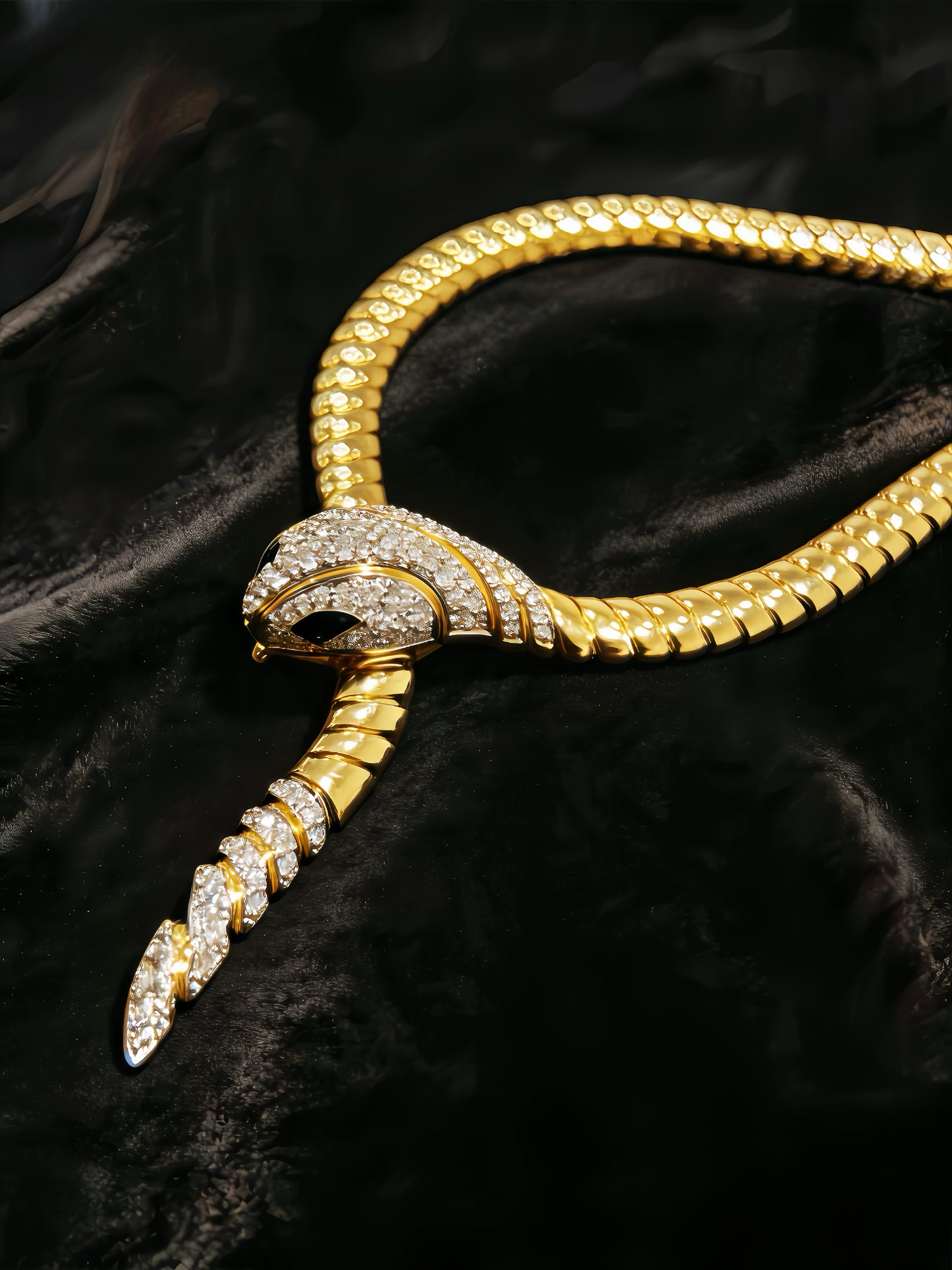 Vintage Zip 18k Gold Diamond Ruby Necklace (Item No. VT414)