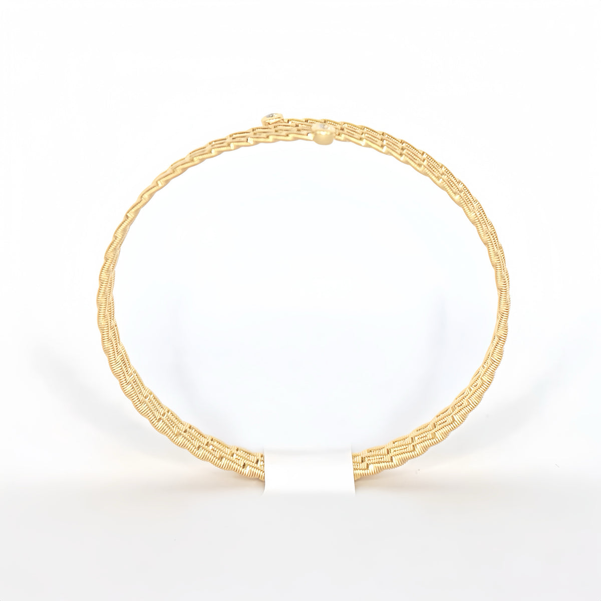 Electroforming Muti-layer 18K Gold Diamond Bracelet (Item No. DG041CB)