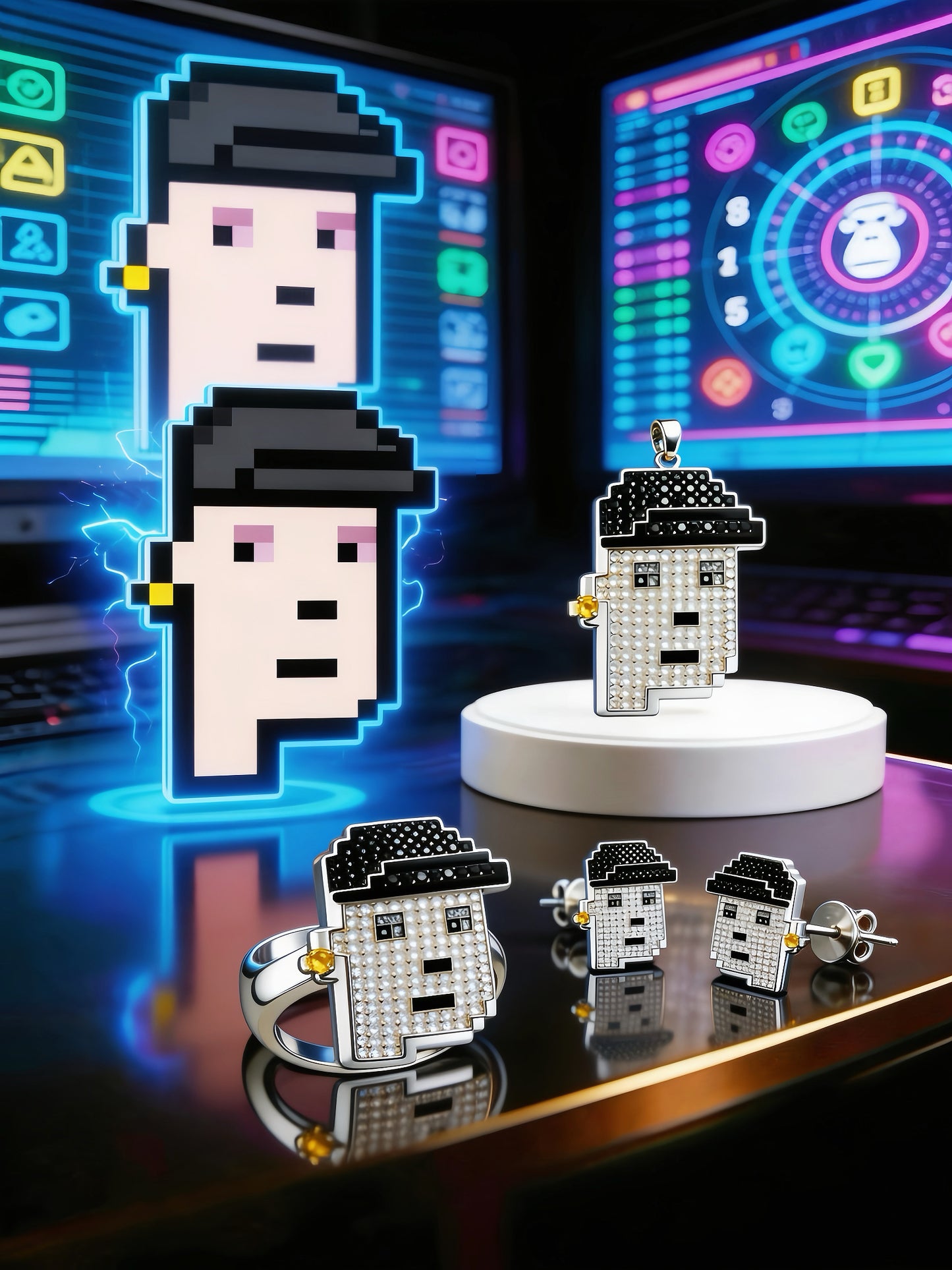 CryptoPunk NFT Custom Jewelry