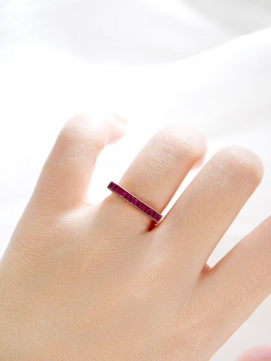 Ruby 18k Gold Ring (Item No. SA118)