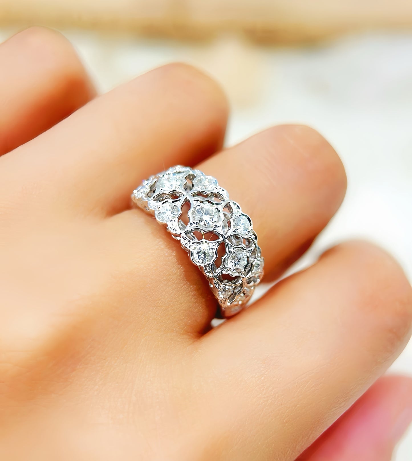 Vintage 18k Gold Diamond Ring (Item No. VT (Item No. VT 282)