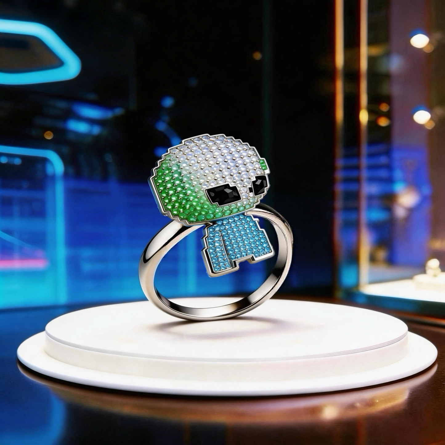 The Alien Boy NFT Custom Jewelry