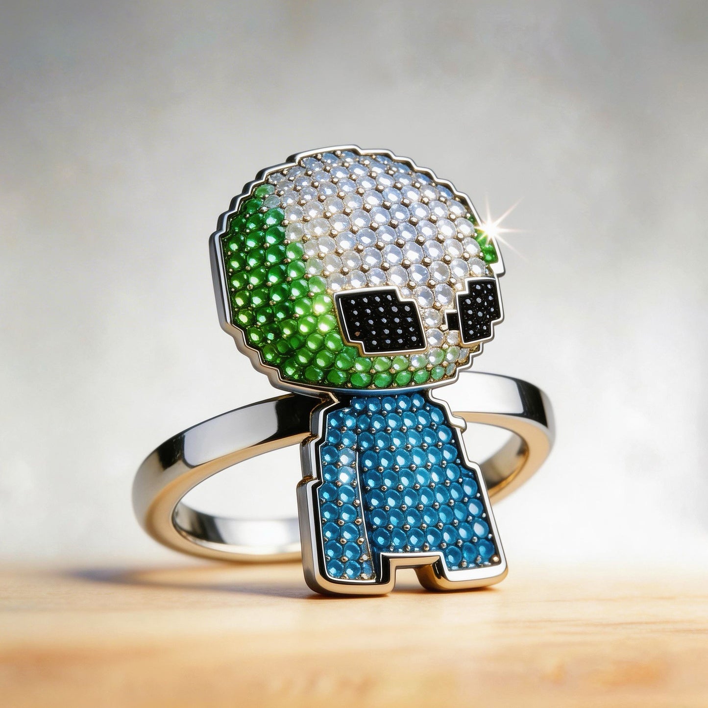 The Alien Boy NFT Custom Jewelry