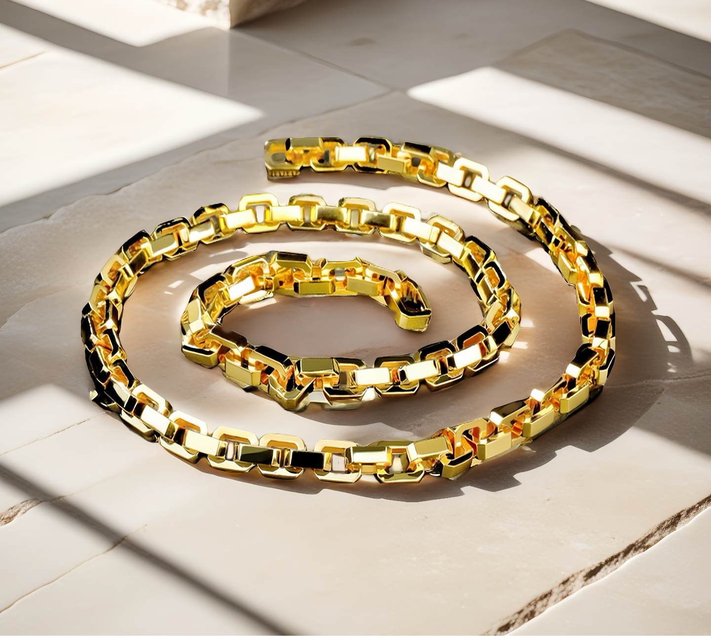 Classic Sterling Silver/9k/14k/18k Necklace Chain (Item No. GN0004)