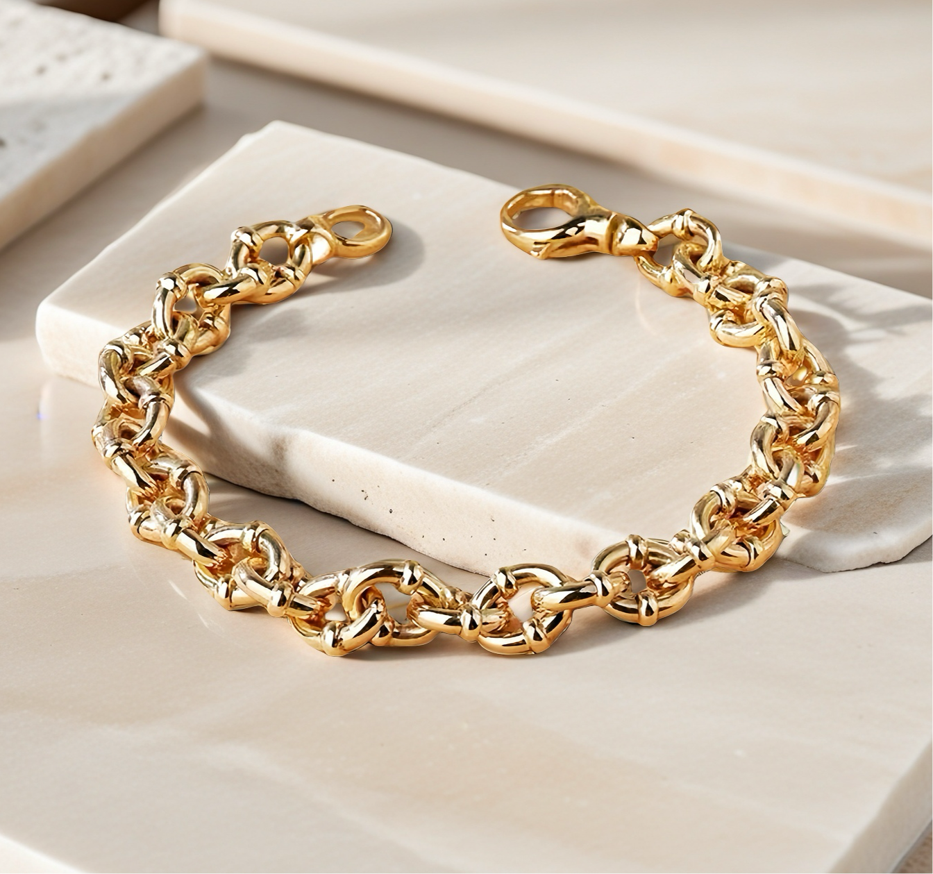 Gold Bracelet Chain (Item No. GB0027)