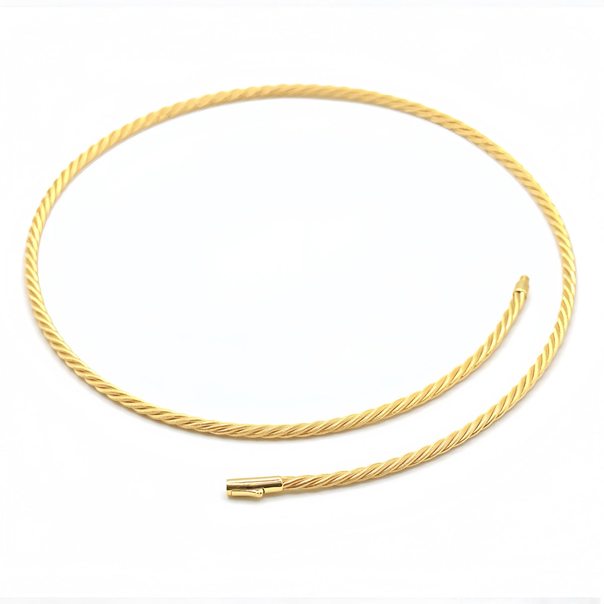 4 Strand Twisted 18k Gold Necklace (Item No. SH081CN)