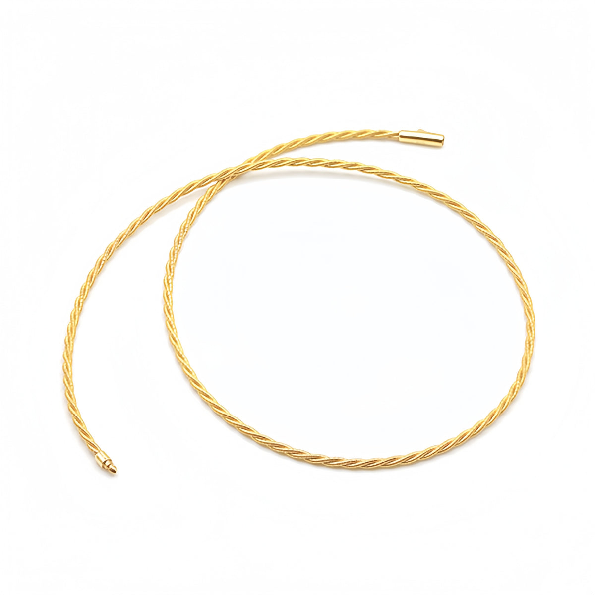 Large Twisted 18k Gold Necklace (Item No. SX021CN)