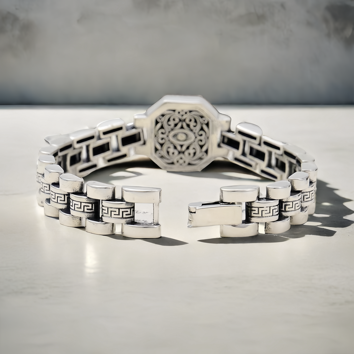 Lion Silver Bracelet (Item No. B0669)