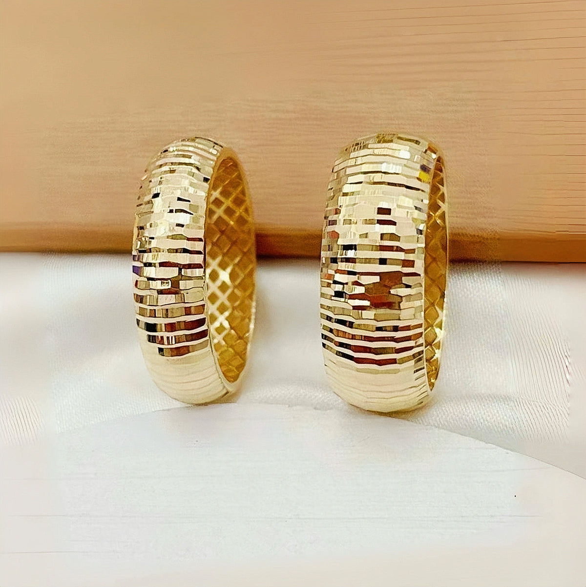 Laser 18k Gold Ring (Item No. HFR004)