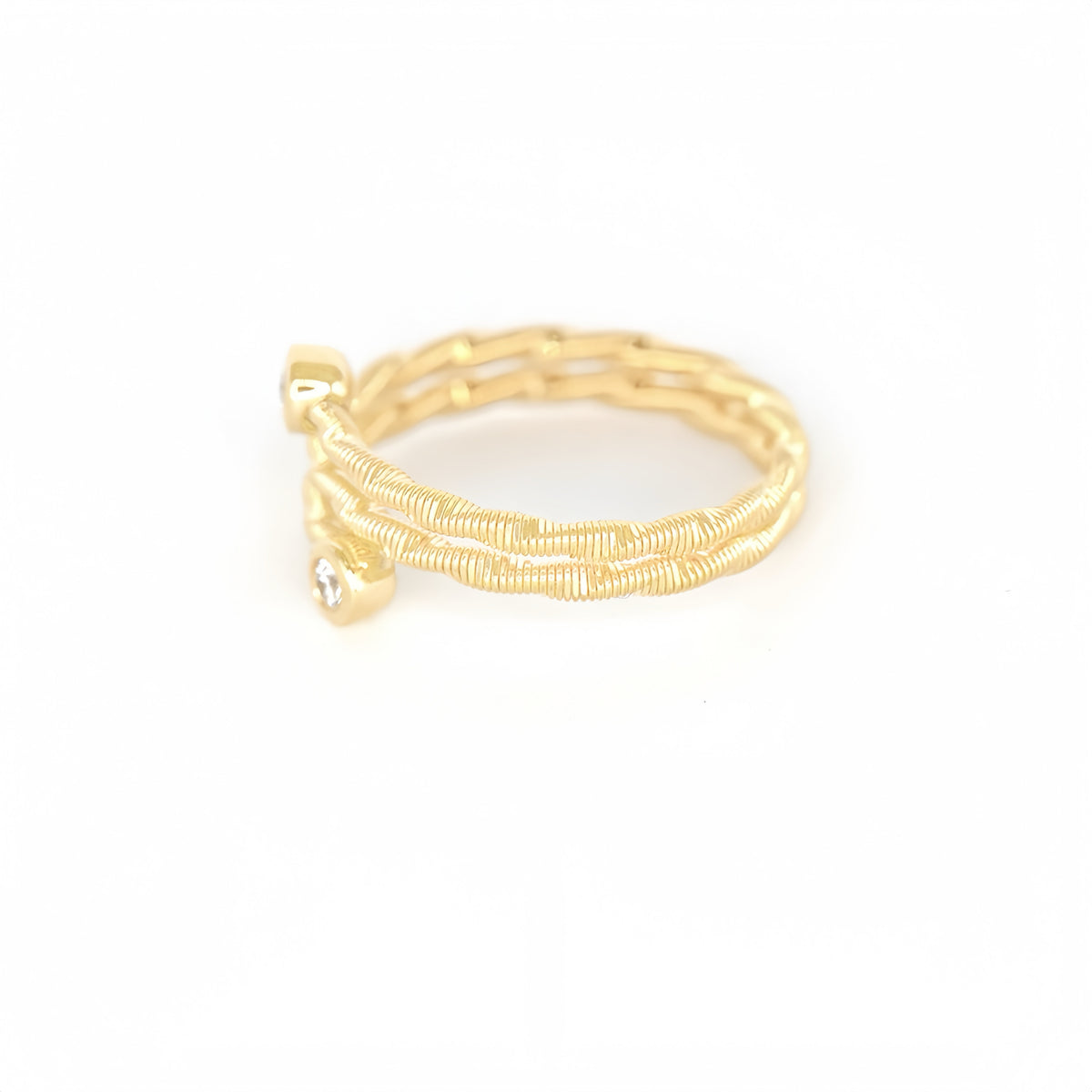 Wire-wrapped 18k Gold Ring (Item No. DG131CR)