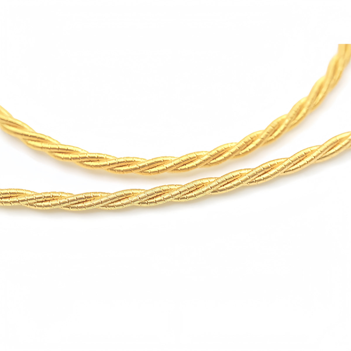 Twisted 18K Gold Bracelet (Item No. SX031CB)