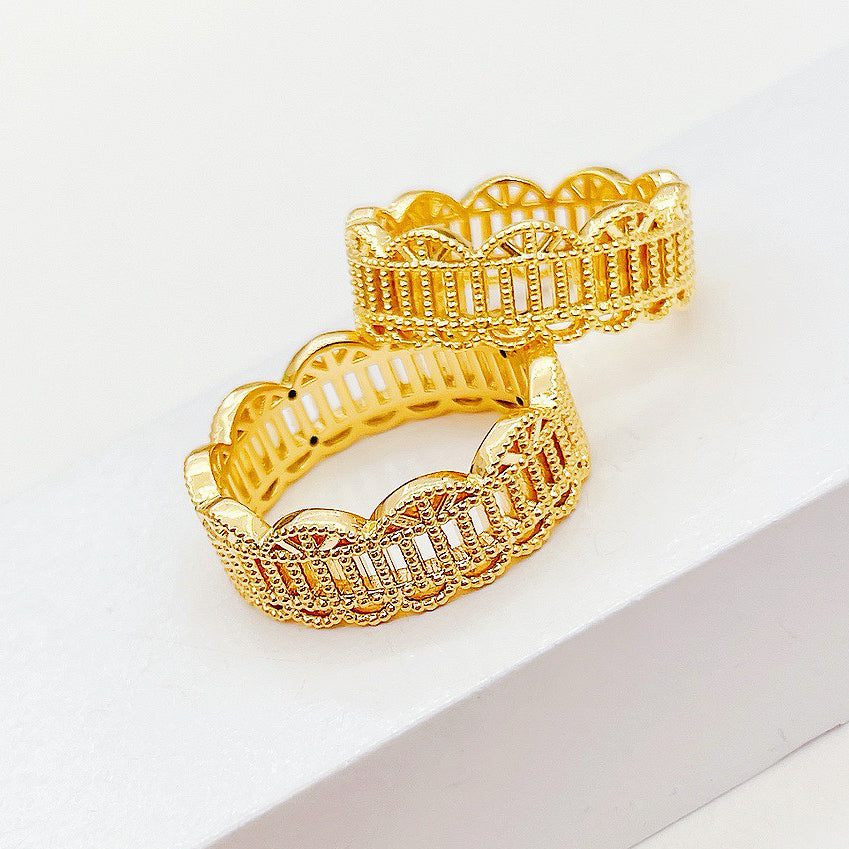 Classic 18k Gold Ring (Item No. HFR039)