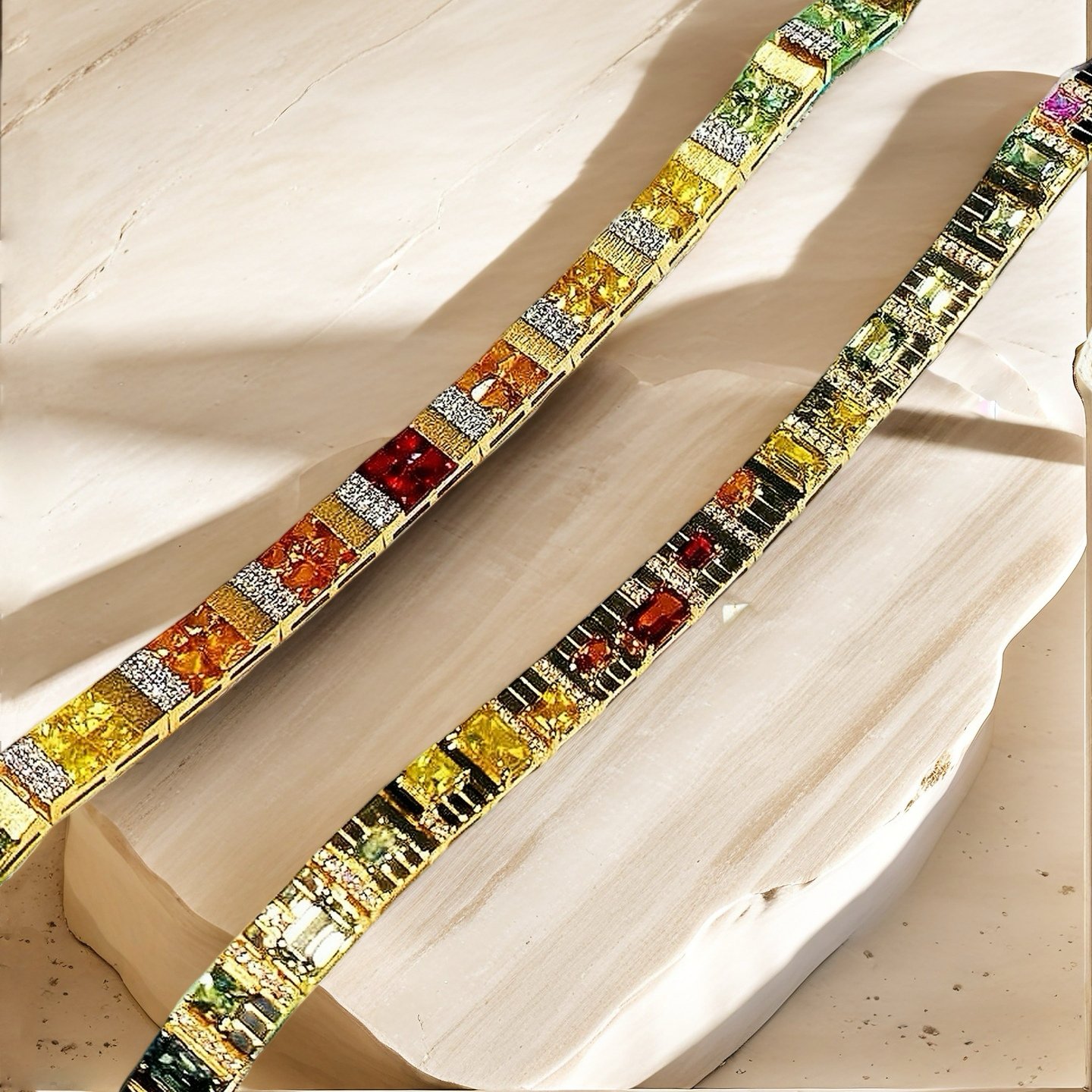 Vintage 18k Gold Diamond Bracelet (Item No. VT122)