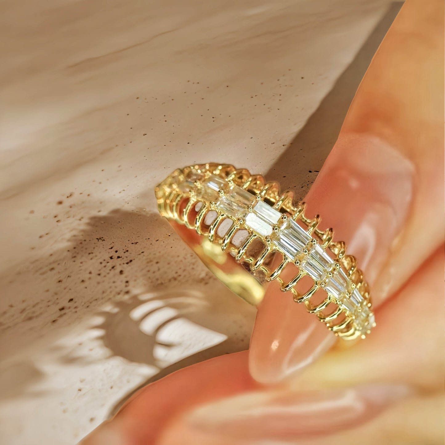 Vintage 18k Gold Sapphire Diamond Ring (Item No. VT181)