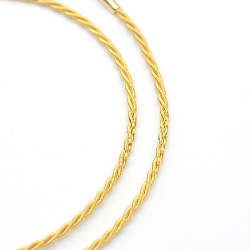 Small Twisted 18k Gold Necklace (Item No. SR051CN)