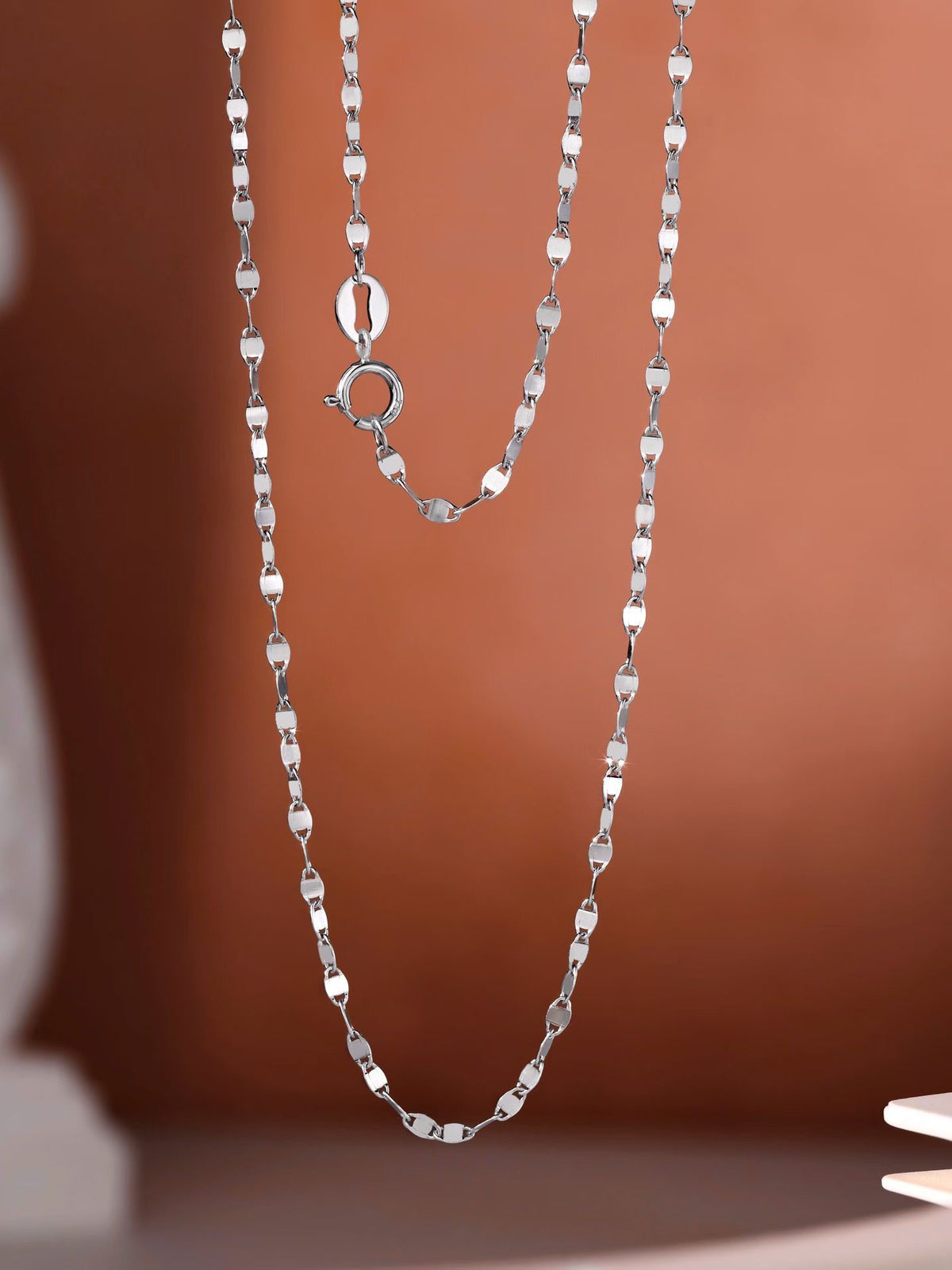Classic Light Weight 18k Gold Necklace (Item No. HFN007)