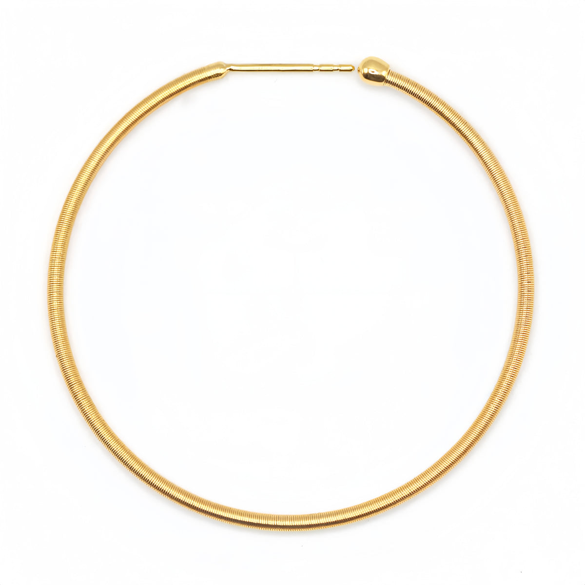 Electroforming Twisted 18k Gold Earring (Item No. SR041CR)