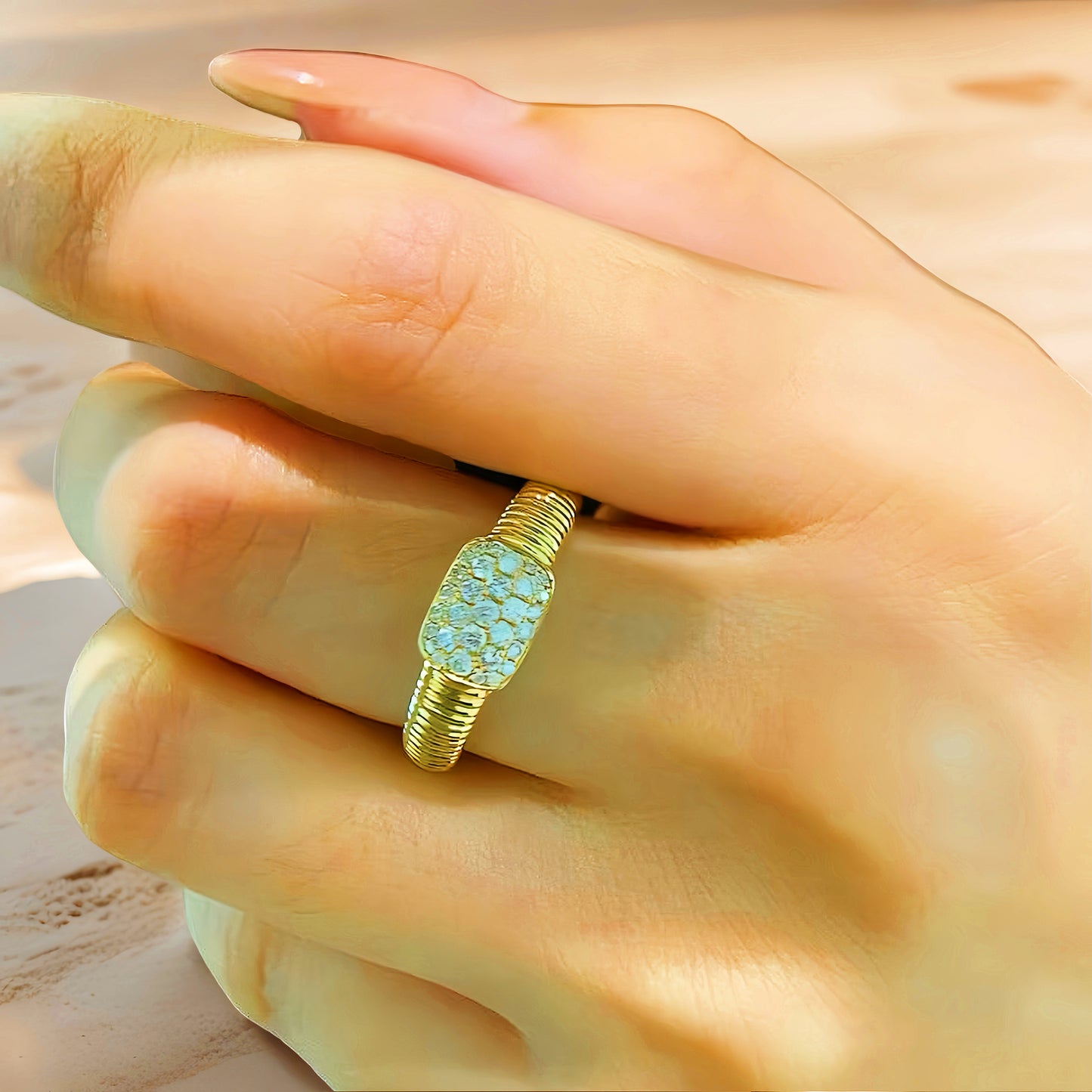 Vintage 18k Gold Diamond Ring (Item No. VT188)