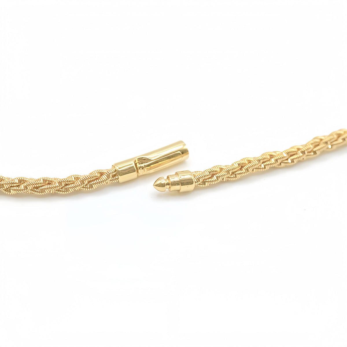 Electroforming Twisted 18k Gold Necklace (Item No. DG071CN)