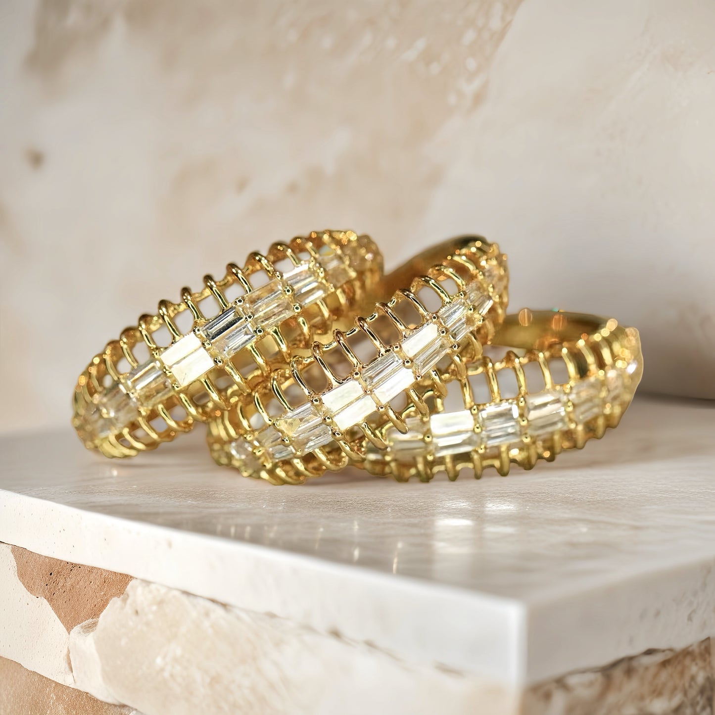 Vintage 18k Gold Sapphire Diamond Ring (Item No. VT181)