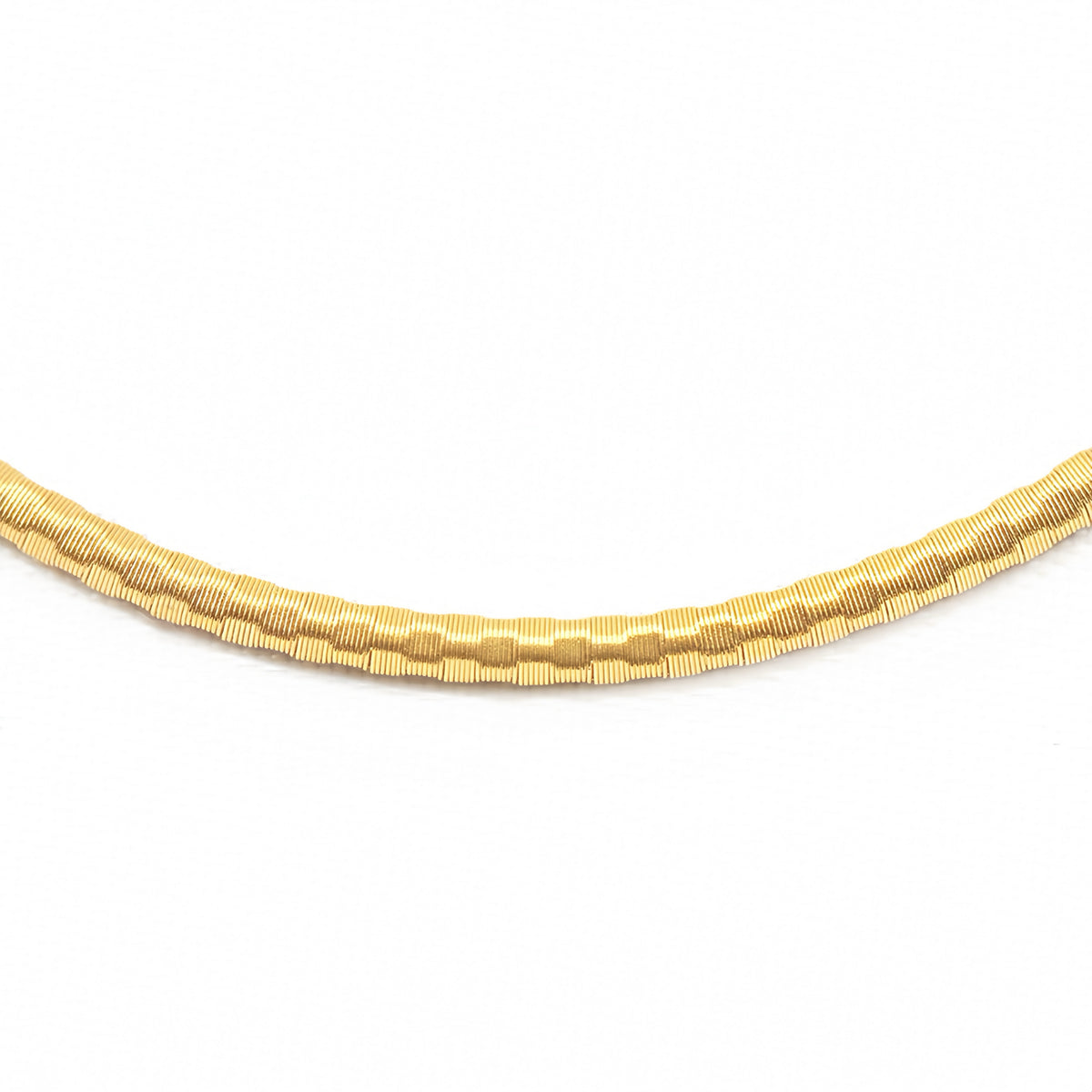Grid Omega 18k Gold Diamond Necklace (Item No. FT011CN)